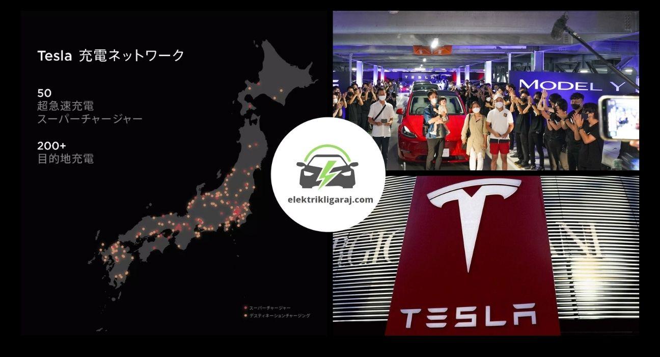 Tesla, Japonya'da 50. Hızlı Şarj Cihazını Kurdu