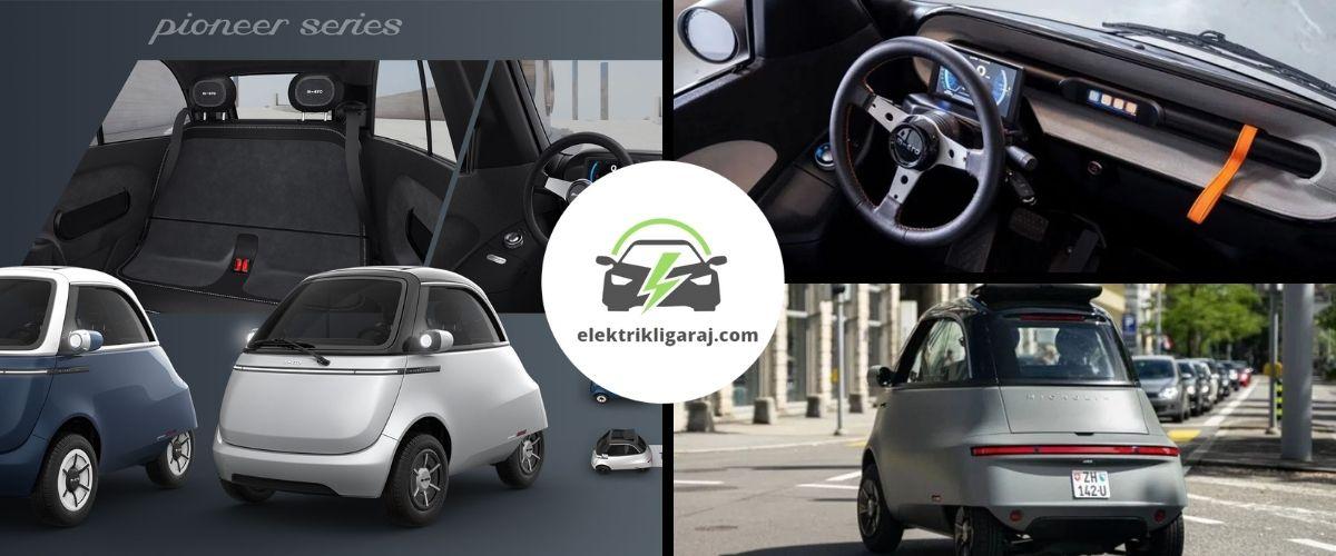 Mini İki Kişilik Elektrikli Araba: Microlino